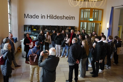 Empfang des Austauschs mit der Bordoni-Schule Pavia © Stadt Hildesheim