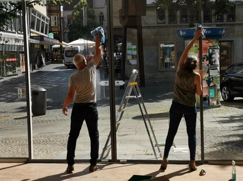 Herr Homeister und Frau Wrede-Olberg&nbsp;&copy;&nbsp;Stadt Hildesheim