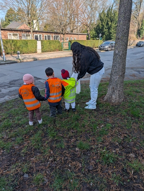 Frühjahrsputz mit Kindergartenkinder