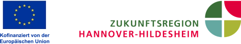 vorläufiges Logo des Förderprogramms Zukunftsregion Hannover-Hildesheim © Stadt Hildesheim
