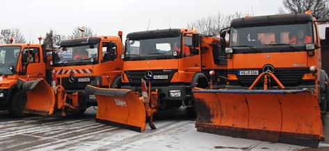 Räumfahrzeuge auf dem Bauhof der Stadt Hildesheim&nbsp;&copy;&nbsp;Stadt Hildesheim