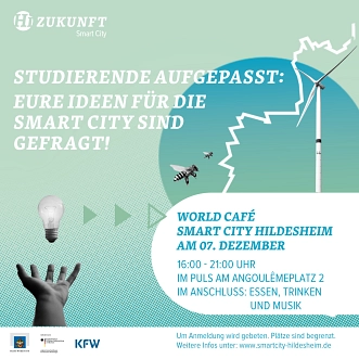 Smart City World Café 7.12.22 im PULS © Stadt Hildesheim